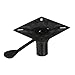 Attwood Corporation 238152-7 3 Degree Tilt Right Handle Seat Mount without Slider,Black
