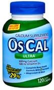 Os-Cal Supplement Ultra Calcium With Vitamin D, 120 tablets (Pack of 3)