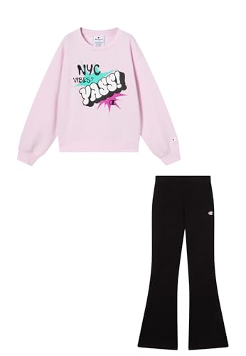 Champion Legacy-Sweatanzug für Mädchen, rose, XXS