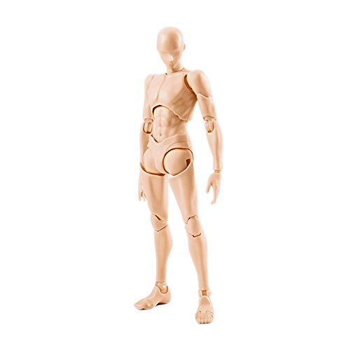 Action Figure Model, Tulas Male/Female Body Chan Kun Doll with Accessories Kit for Drawing, Sketching, Painting, Artist,Youth Jersey Cartoon