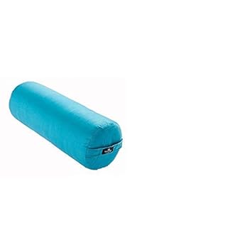 Amazon.com : Hugger Mugger Round Standard Yoga Bolster, Aqua ...