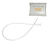 CE-0434 Approved | Enema Supplies - Colon Tube Tips - Set of 10 (Sizes 12FR) |Non Toxic, Pyrogen Free, Sterile, Latex Free by MasterMedi