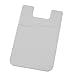 YUYIKES Back 3M Adhesive Sticker SIM/ID/Credit Card Pocket Pouch Sleeve Holder For All iPhone, Samsung Galaxy S Android Smart Phones (White)