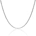 925 Sterling Silver 3MM Rope Chain 16 - 36