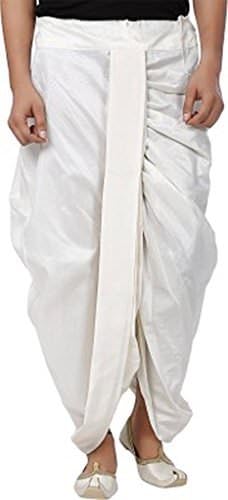 dhoti pants man Cotton Stitched Ready to Wear Traditional Dhoti Pants Colour White Size 44