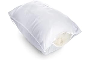 East Coast Bedding Empty Throw Pillow Shell with No Filling - 100% Cotton Pillow Shell Only - Used for Bulk Down Fill Stuffing for Reupholstery, DIY, Making Own Pillows - 24x24 Inches