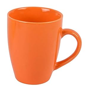 Anwaliya Fauna Series Ceramic Coffee Mugs – 1 Pieces, Orange, 250ML