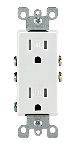 Leviton 15 Amp Tamper-Resistant Duplex Outlet T5325-W White