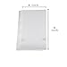 100 Pcs 9 in x 6 in(1.4mil.) Clear Flat Cello Cellophane Treat Bags Good for Bakery, Cookies, Candies ,Dessert with random color Twist Ties!