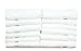 Chakir Turkish Linens Premium Cotton Absorbent Turkish Towels (Washcloths - 12 Piece, White)