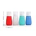 YINGGG Squeeze Portable Salad Dressing Container to Go Bottles Sauce Leakproof Condiment Storage Bottle, Dressing to Go for Lunch set of 4 (85ML)