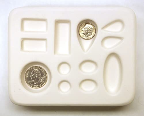 Earrings and Pendants Casting Mold for Glass Fusing