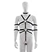 Strict Male Body Harness, Sexy Slave Adjustable Full Body Chest Harness with Cock Strap, PU Leather Bondage Kit for Menthumb 4