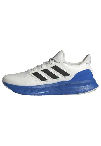adidas Men's Ultrarun 5, Crystal White/Black/Blue, 11