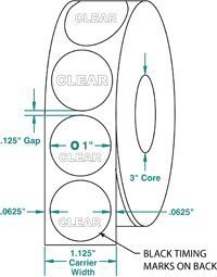 image for Quality Paper Super Gloss Clear Retail Package/Envelope Seals 1