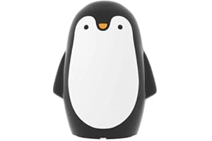 Magnetic Penguin Automatic Push Down Bottle Opener, Quick Pop Top Can Opener for Beer & Beverages, Perfect for Home Bar & Cam