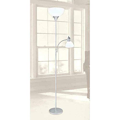 Hampton Bay 71.5 in. Silver Floor Lamp Pricepulse