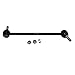 DLZ 6 Pcs Front Suspension Kit-2 Inner 2 Outer Tie Rod End 2 Sway Bar Compatible with Malibu 2004 2005 2006 2007 2008 2009, Pontiac G6 2005 2006 2007 2008 2009, Aura Saturn 2007-2010