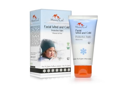 Mommy Care Facial Wind & Cold Protective Balm – Mineral Oil-Free Formula with Calendula, Olive Oil & Jojoba, Soothes & Hydrates Dry, Sensitive Skin for Babies, Kids & Adults, 50ml/1.76 fl oz