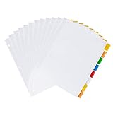 Amazon Basics 3 Ring Binder Dividers With 8