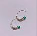 JESMING New Retro Thai Silver Turquoise Earrings European and American Female Punk Earrings Earrings Hook Multi-Color one Size