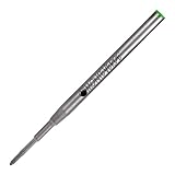 Monteverde USA Ballpoint Refill to Fit Montblanc Ballpoint Pens - Medium Point, Soft Roll, Green (2 Pack) (M132GN)