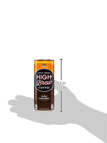 High Brew Cold Brew Coffee Salted Caramel, 8 Fl Oz, Pack of 12 - Thumbnail 5