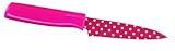 Kuhn Rikon Colori Polka Dot Paring Knife, 4-Inch, Pink