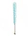 Light Blue Rock Candy Sugar Sticks - Cotton Candy Flavored - 12 Individually Wrapped Party Favors