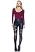 Women's J2 Love Faux Leather Ripped Legging