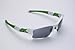 Walleva Green Earsocks and Nose Pads for Oakley Flak Jacket/Flak Jacket XLJ Sunglasses
