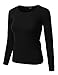 NINEXIS Women's Contemporary Knit Sweater w/ Cuff Buttons (29 Colors)