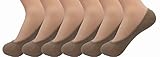 Women's Microfiber No Show Liner Summer Socks 6 Pack