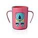 Tommee Tippee 2-Piece Easiflow 360° Spill-Proof Toddler Cup with Handles and Travel Lid, Elephant & Bear, 6+ months