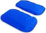 Gel Ice Pack Cold Compress - 2-Pack Large - Reusable Comfortable Soft Touch Vinyl Provides Instant Pain Relief, Rehabilitation and Therapy for Injuries