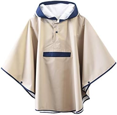 Hiheart レインポンチョ キッズ レインコート カッパ 雨具 ランドセル対応 軽量 防水 子供