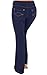 PajamaJeans Petite Jeans for Women - Petite Pull On Jeans, Indigo, L