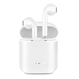 Wireless Earbuds, Bluetooth Earbuds with Mic, True Wireless Bluetooth Earphones Stereo with Charging Case for Running Mini Earbuds Bass In-Ear Earbuds Compatible IOS Android Cell Phone S06