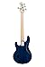 Sterling by Music Man StingRay Ray4 Bass Guitar in Trans Blue Satin