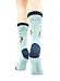 Foot Traffic - Women's Education-Theme Socks, Loyal Books (Shoe Sizes 4-10)
