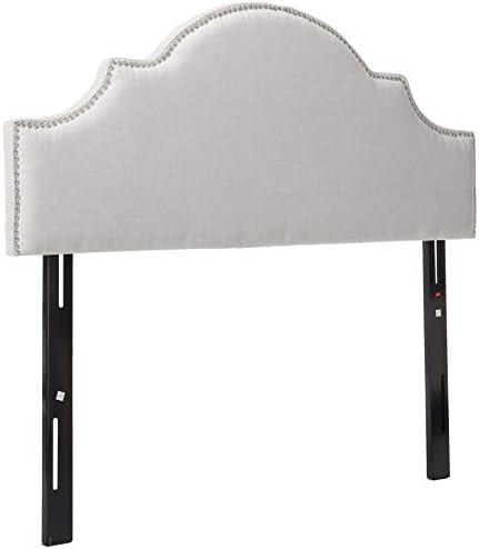 Christopher Knight Home Annette Light grey Fabric Queen/Full Headboard