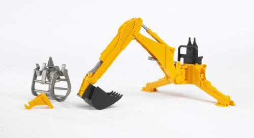 Bruder 02301 - Heckbagger mit Greifer, Maßstab 1:16 – Bild 2
