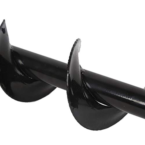 Fullfun Auger Spiral Drill Garden Grass Plug Plant Flower Bulb Bit 9" Rapid Planter Hole Digger Bit for Hex Drive Drill