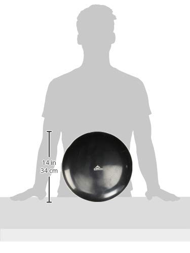 Black Mountain Products Exercise Balance Stability Disc with Hand Pump, Black, 13 inch diameter - Thumbnail 3