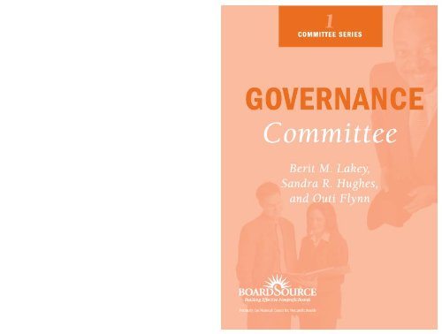 Governance Committee (Boardsource Committee Series, 1.)