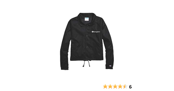 champion women's heritage coaches jacket