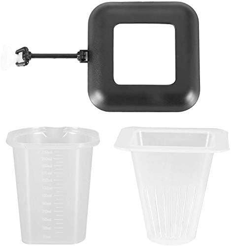 DollaTek Red Worm Feeder: Fish Feeder with Suction Cup & Floating Feeding Ring, Red,Black - Image 4