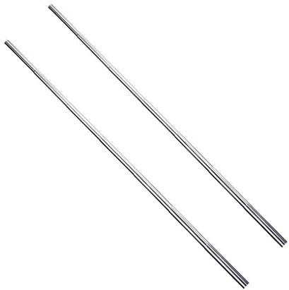 Wuchieal Portable Telescopic Silver Sticks for Belly Dance Isis Wings, 1 Pair