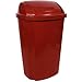 Supernon Hefty 13.5 Gallon Swing Lid Trash Can, Red