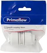 Speedfit PEM0415W Straight Connector 15mm White Push Fit Water Pipe Fitting view 2